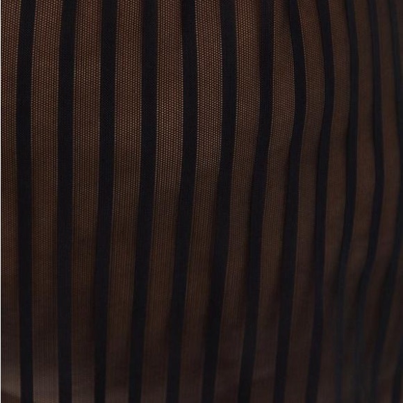 NWT Torrid Black Striped Mesh Babydoll 4x - Picture 5 of 9